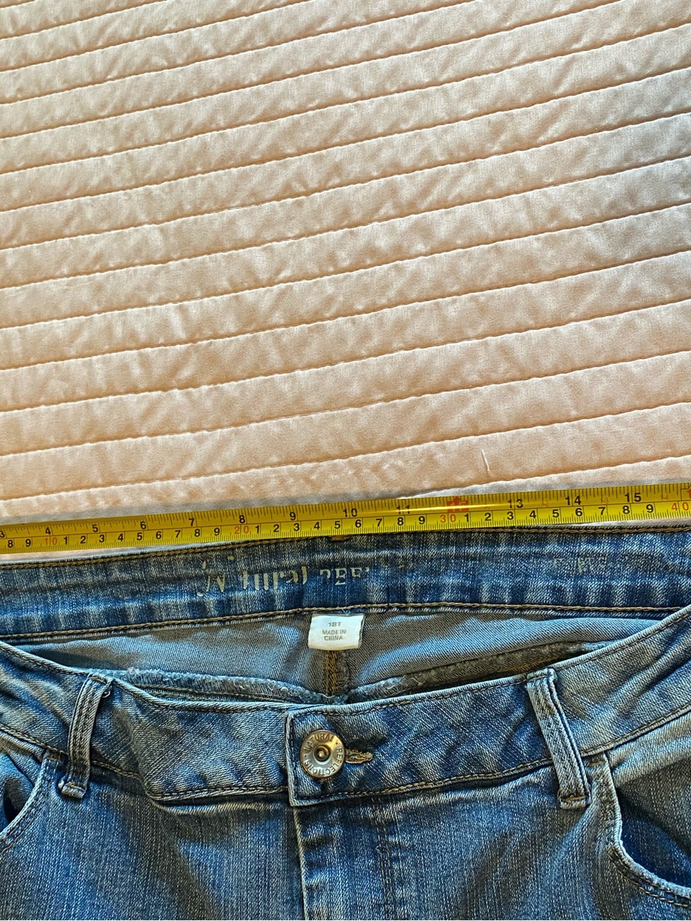 Natural Reflections Straight Leg Jeans - Light to Medium Blue Wash - Picture 4 of 5